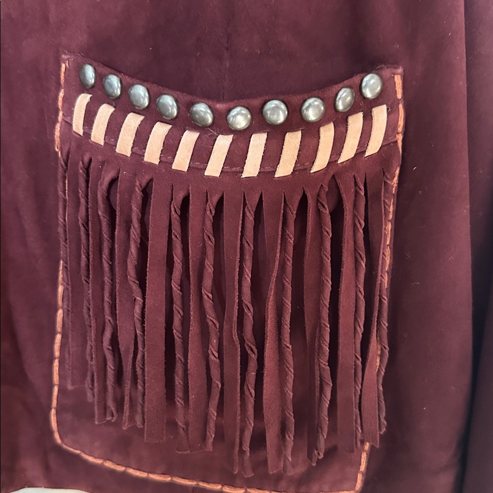 NWT Double D Ranch Double Luck Suede Jacket Size L - Picture 12 of 16